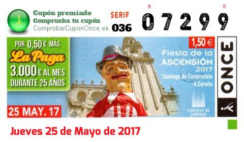 Cupón premiado en este sorteo