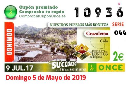 Sueldazo ONCE premiado el Domingo 9/7/2017