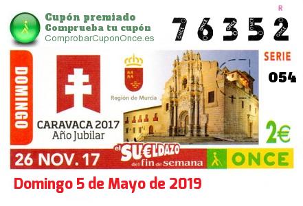 Sueldazo ONCE premiado el Domingo 26/11/2017