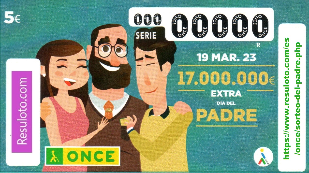 Cupón premiado en este sorteo