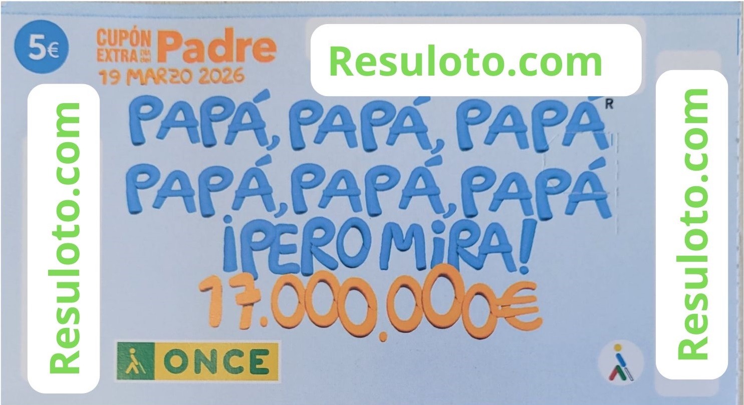 Cup&oacute;n premiado en este sorteo